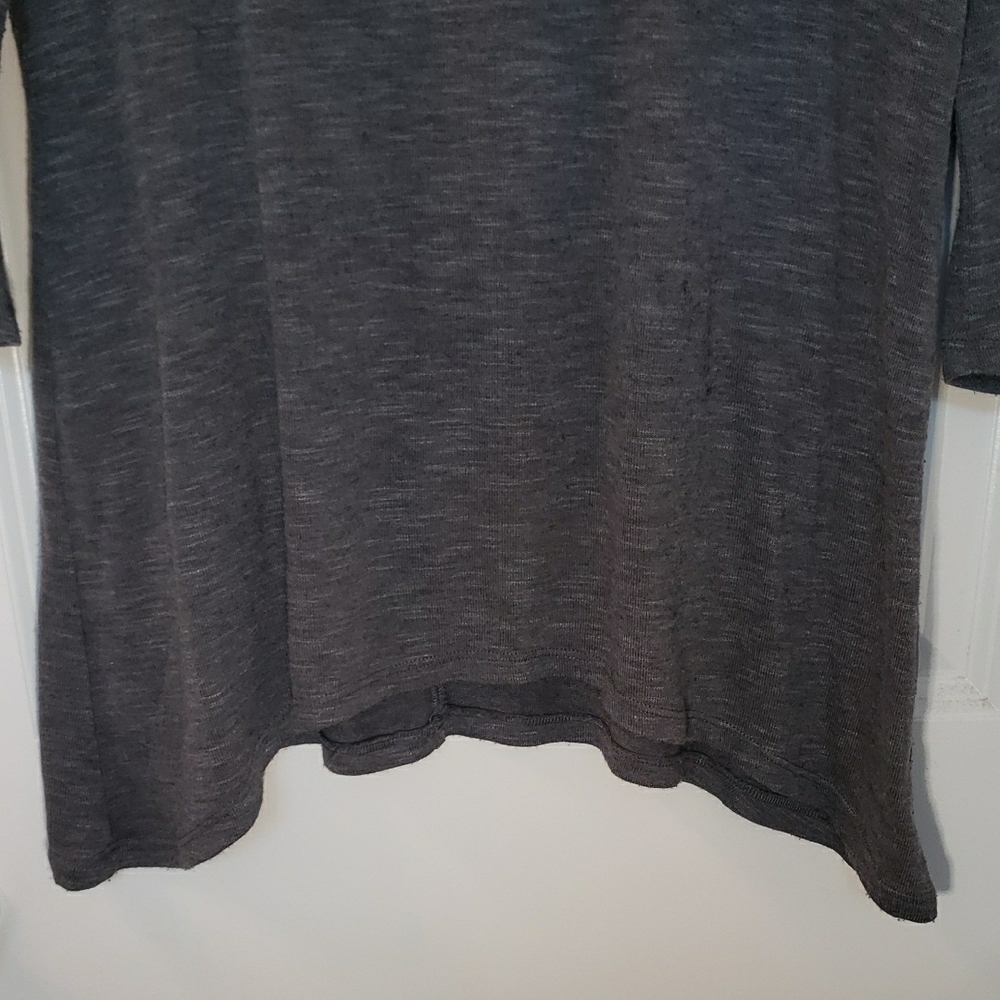 Gray Lace Accent Top - Picture 4 of 6
